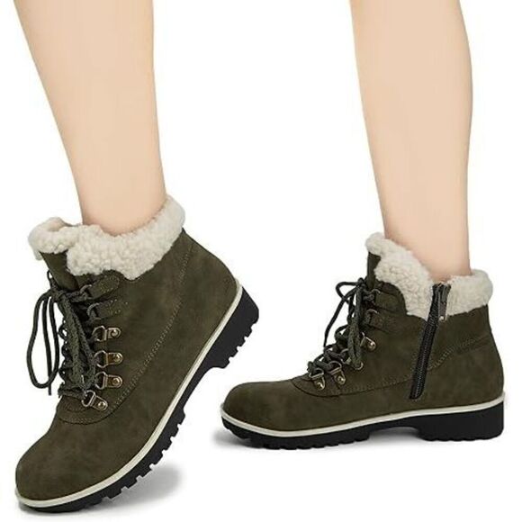 Jambu Women's Blue Creek Water Resistant Snow Boot olive, 9M - Picture 6 of 9